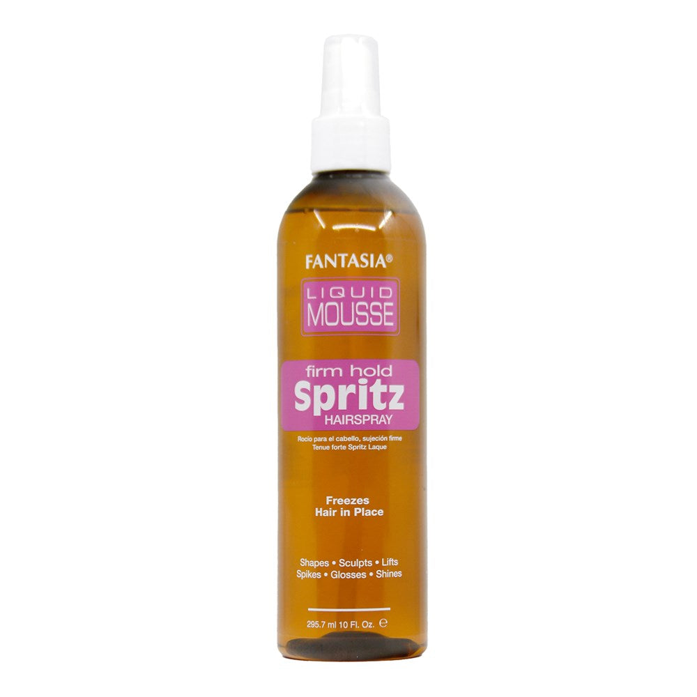 Fantasia Liquid Mousse Firm Hold Spritz Hair Spray 10 oz bottle