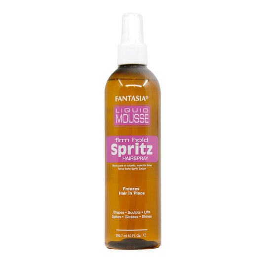 Fantasia Liquid Mousse Firm Hold Spritz Hair Spray 10 oz bottle