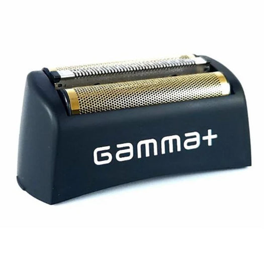 Gamma+ GP545B gold titanium replacement foil head for Boosted Shaver front view