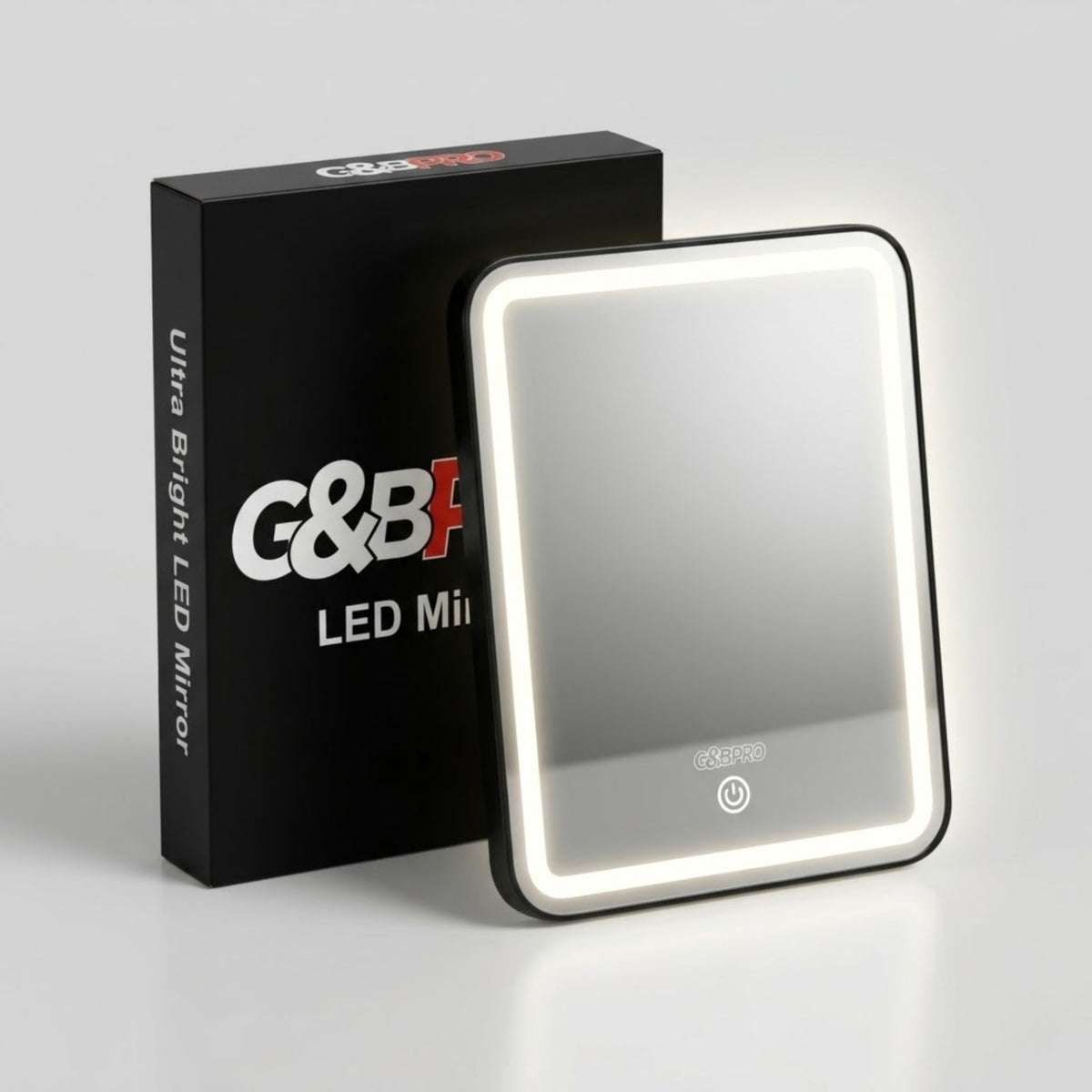G&BPRO Ultra Bright LED Mirror with retail box