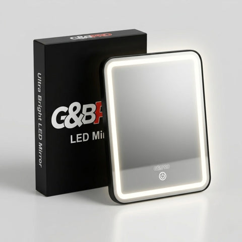 G&BPRO Ultra Bright LED Mirror with retail box