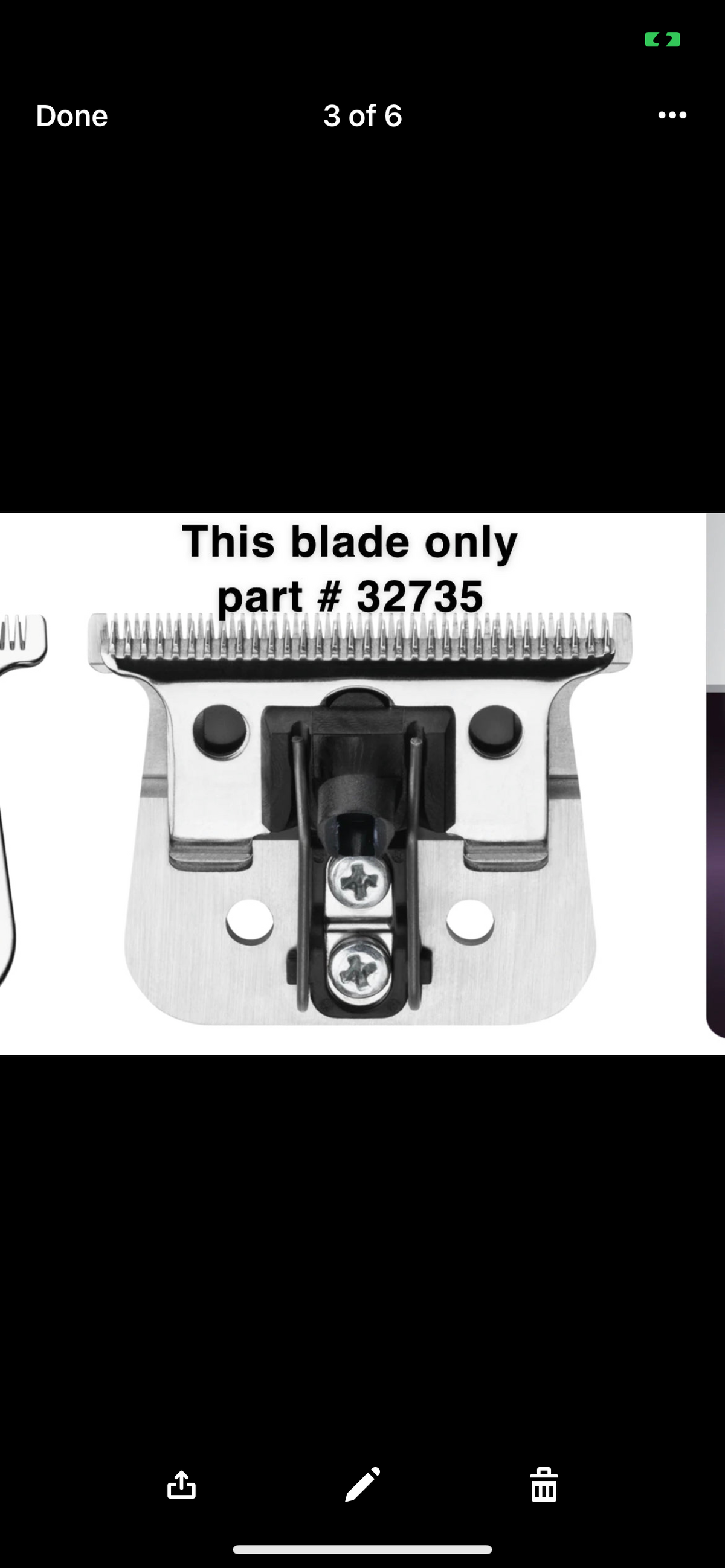 Philthy Blendz BaBylissPRO FX3 to Andis Slimline Blade Saddle – Andis Slimline GTX blade 32735 reference