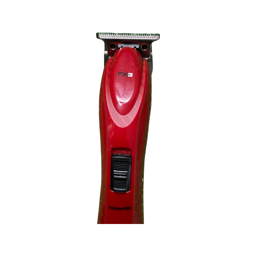 Philthy Blendz BaBylissPRO FX3 to Andis Slimline Blade Saddle – red BaBylissPRO FX3 trimmer front view