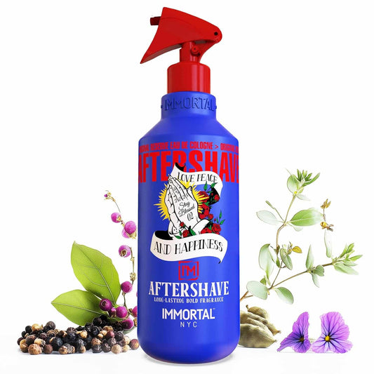 IMMORTAL STAY BLESSED 02 AFTERSHAVE COLOGNE 16.9OZ