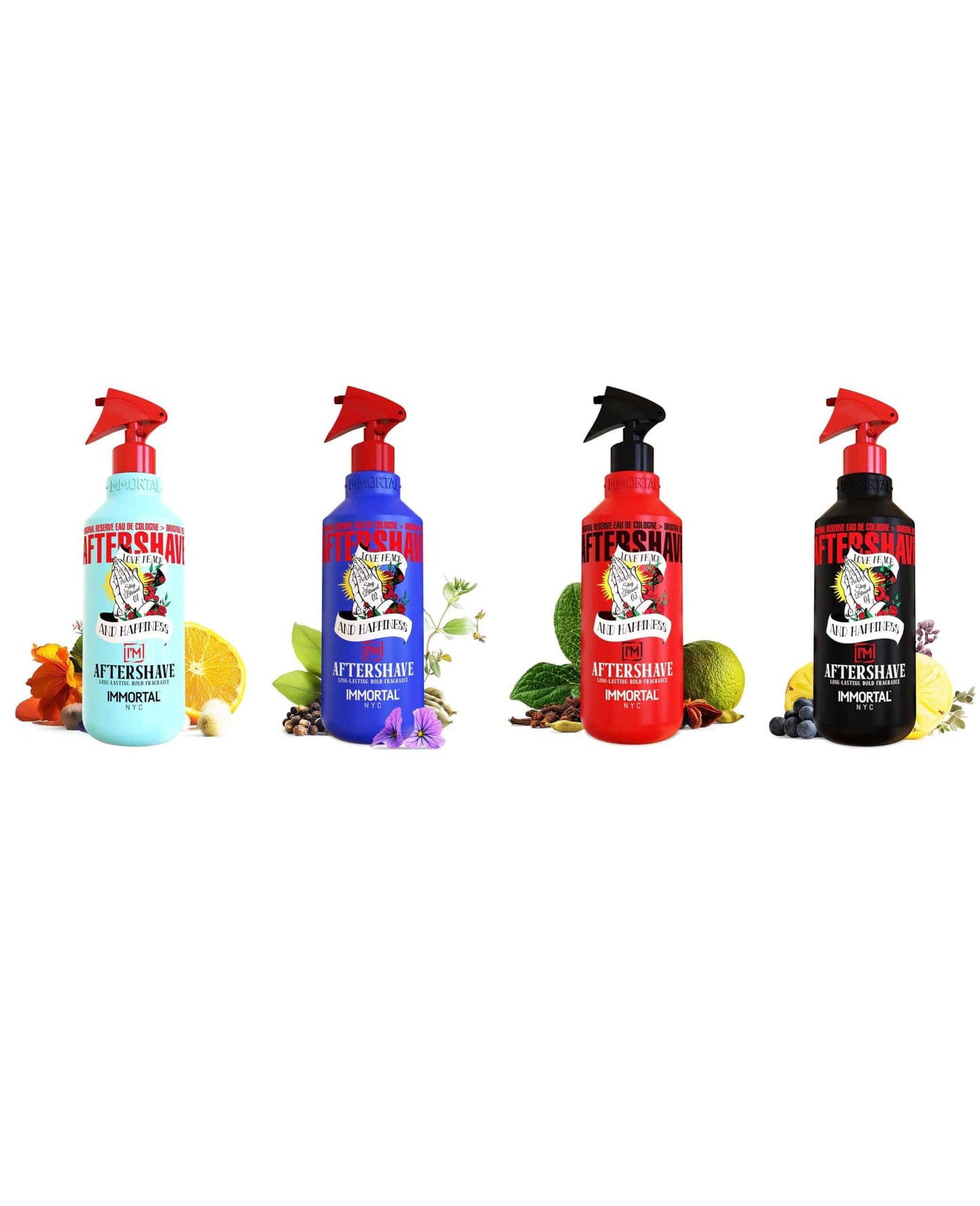 IMMORTAL STAY BLESSED 01 AFTERSHAVE COLOGNE 16.9OZ