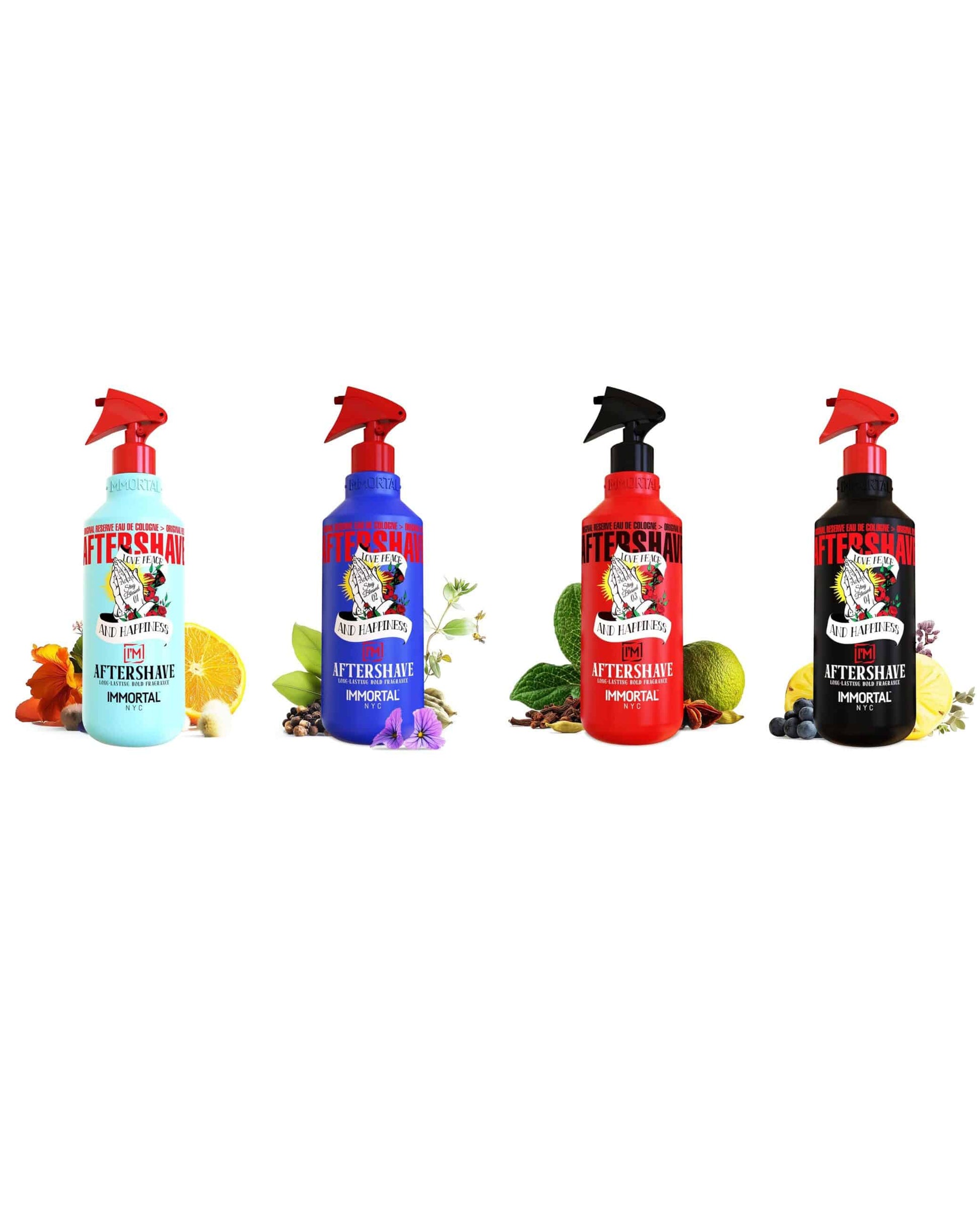 IMMORTAL STAY BLESSED 02 AFTERSHAVE COLOGNE 16.9OZ