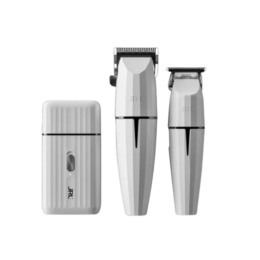 JRL Ghost 2 GH2401-2 white clipper trimmer and foil shaver set