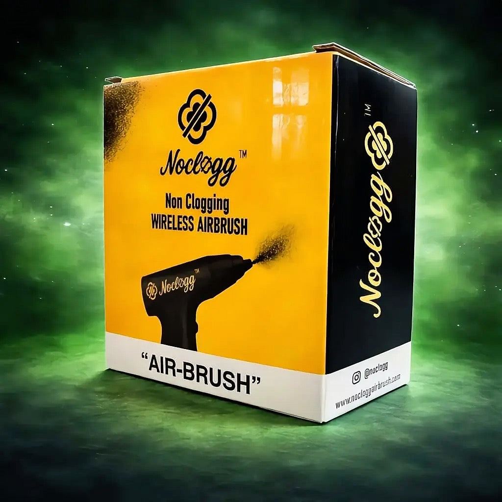 NoClogg Original barber airbrush for hairline and beard enhancements
