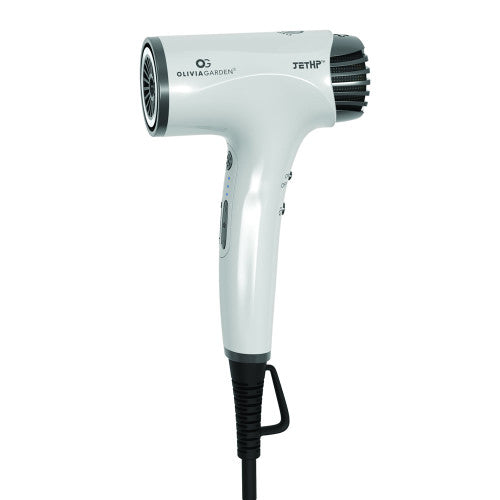 Olivia Garden JetHP professional compact hair dryer with styling attachments