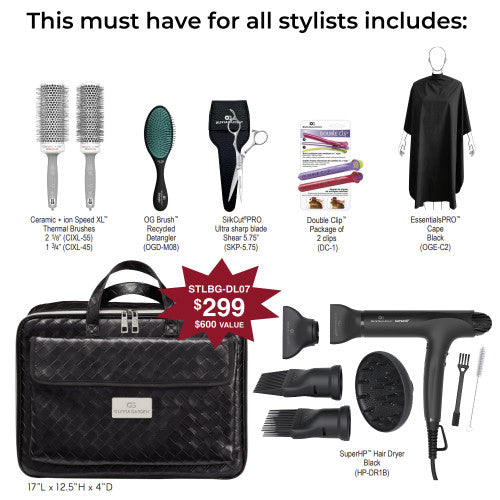 Olivia Garden Perfect Volume Stylist Bag black alternate view