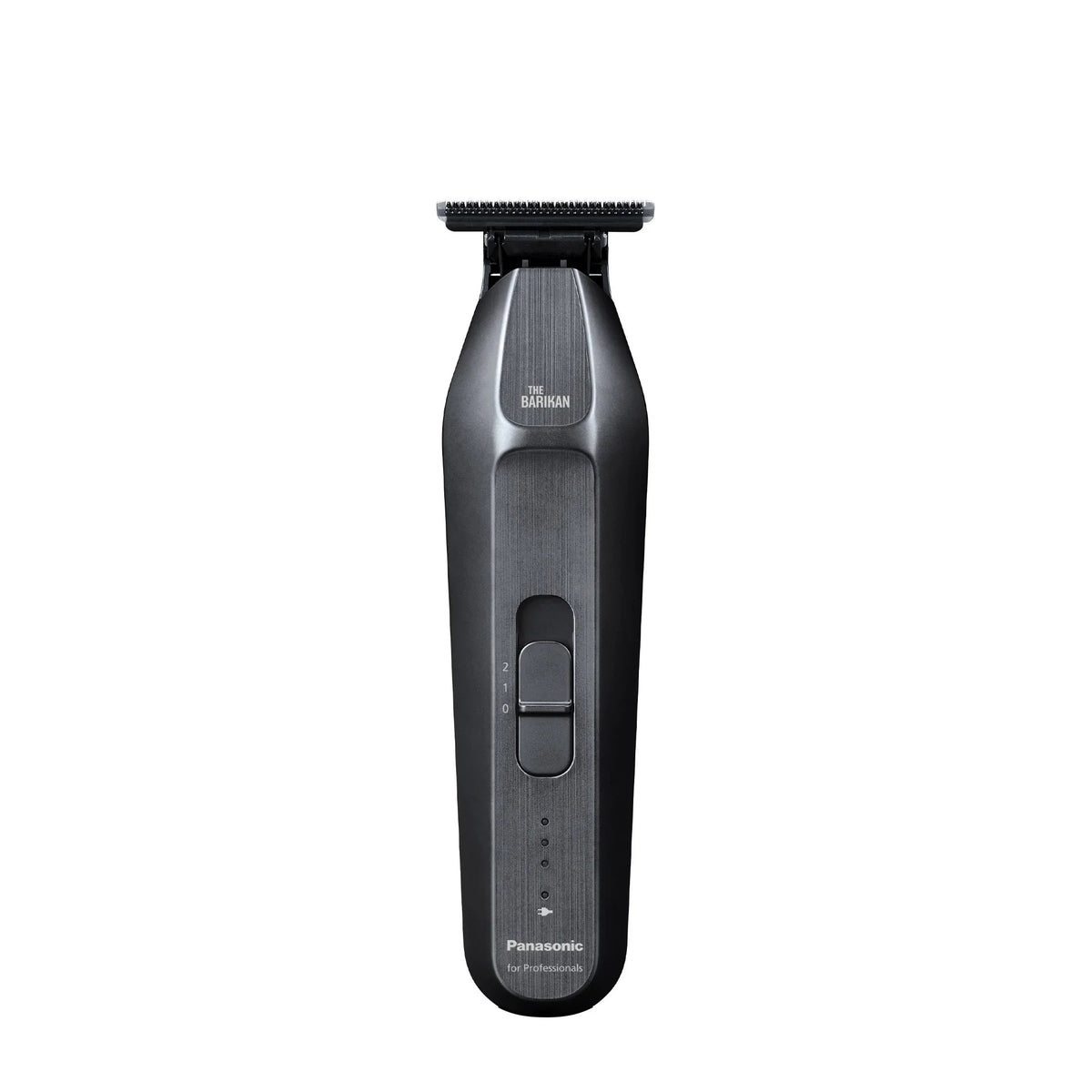Panasonic Barikan ER-XT70-S silver professional trimmer front view