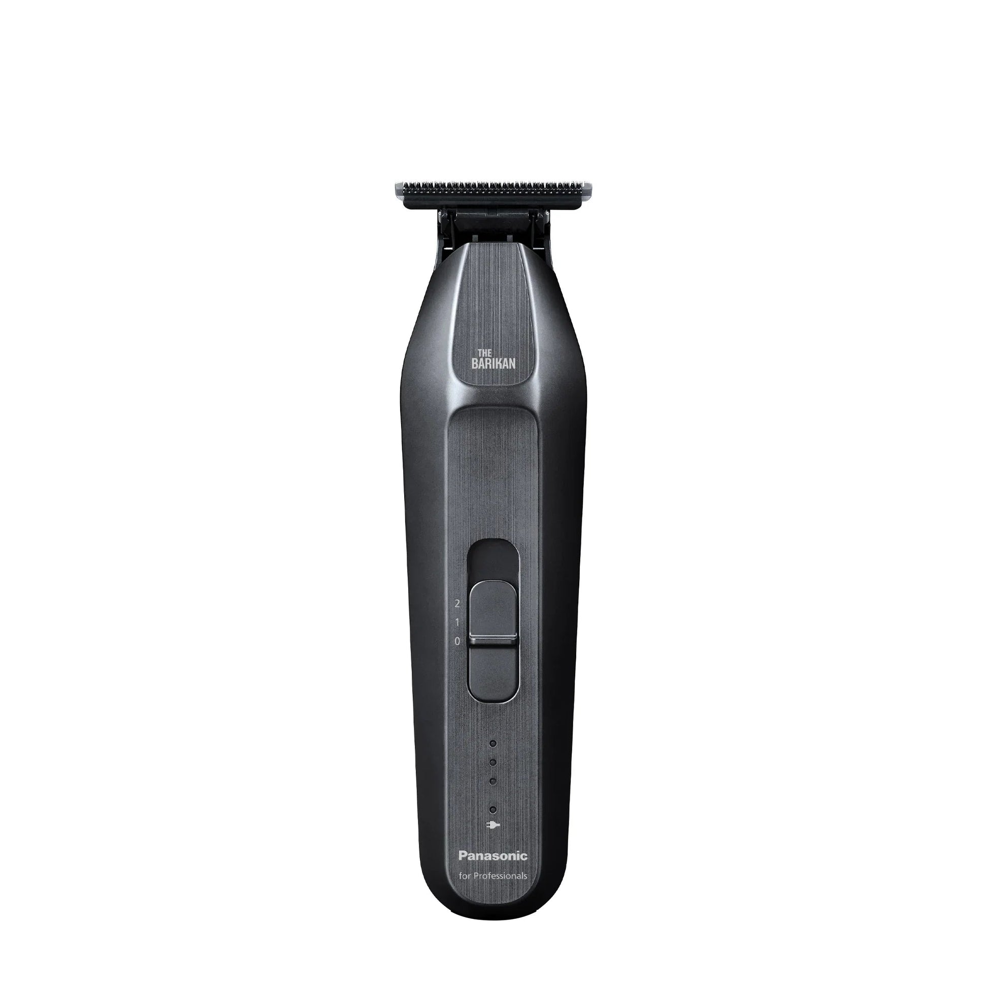 Panasonic Barikan ER-XT70-S silver professional trimmer front view