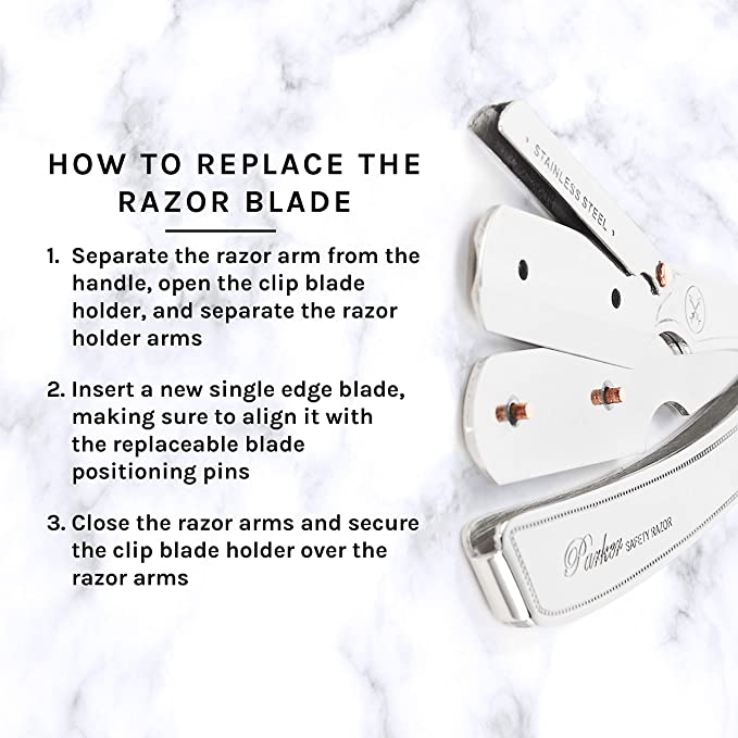 Parker SRX shavette blade replacement guide
