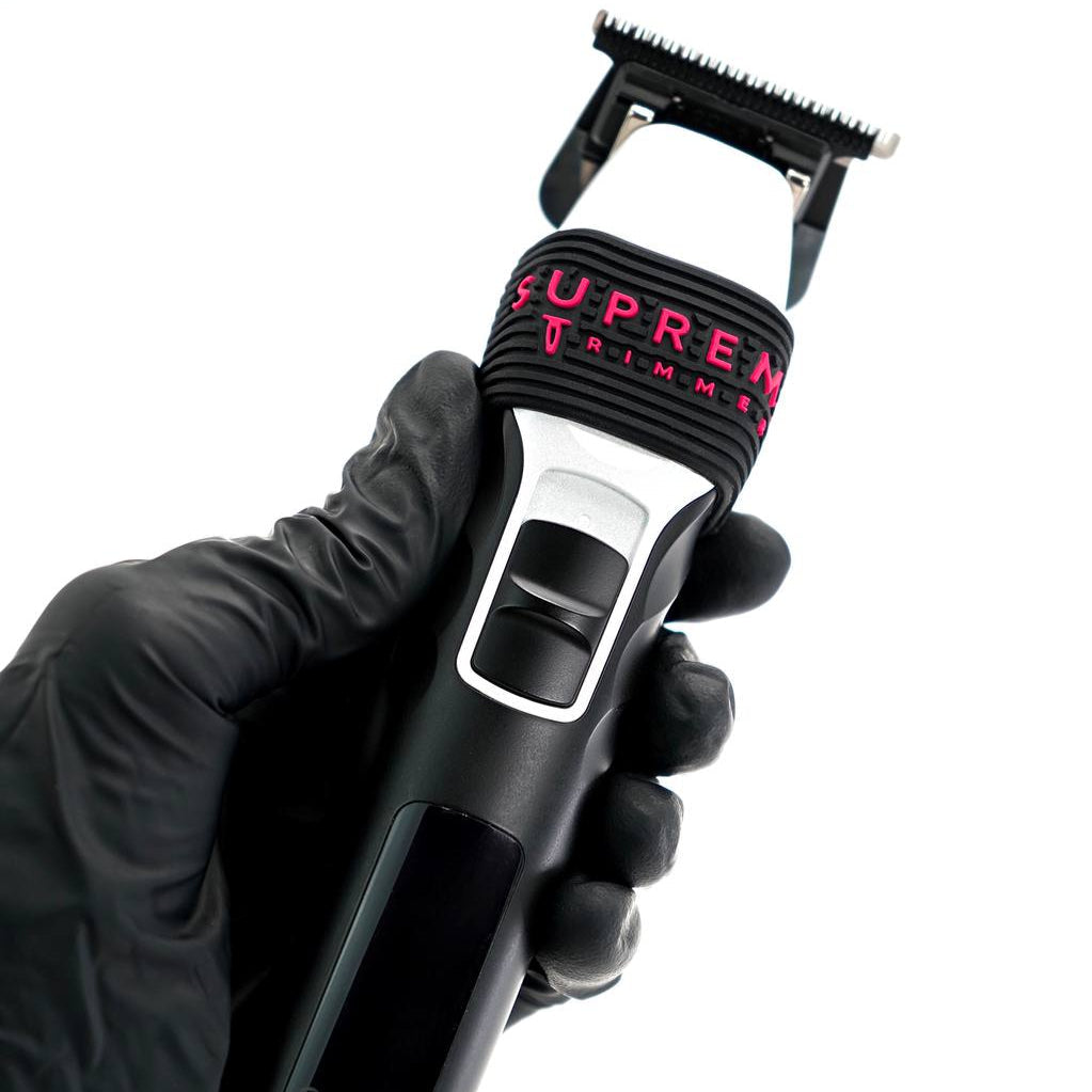 Supreme Trimmer clipper grips – silicone grip installed on a barber tool, gallery view 24