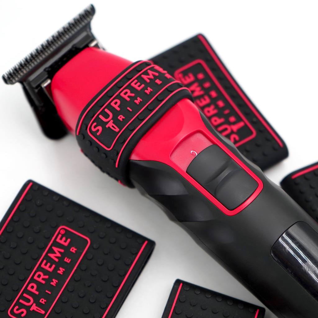 Supreme Trimmer clipper grips – silicone grip installed on a barber tool, gallery view 15