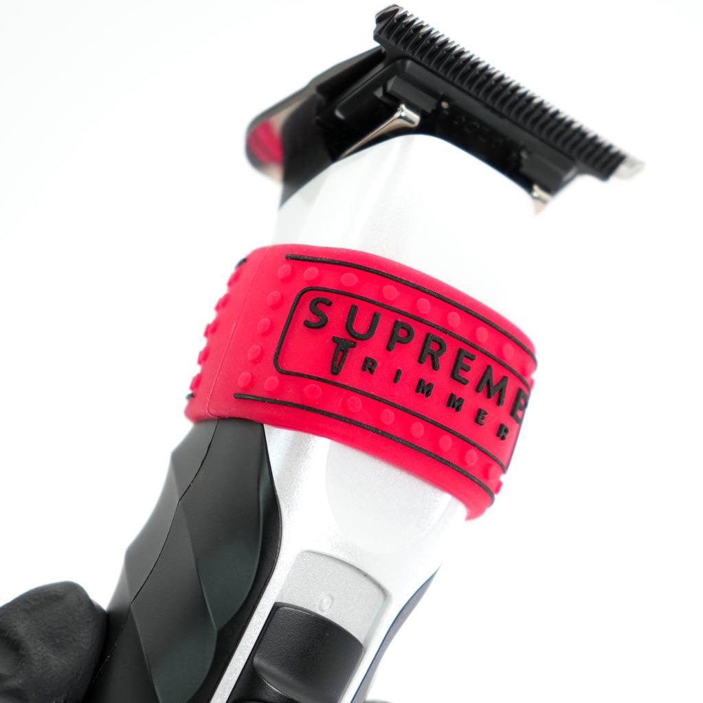 Supreme Trimmer clipper grips – silicone grip installed on a barber tool, gallery view 20