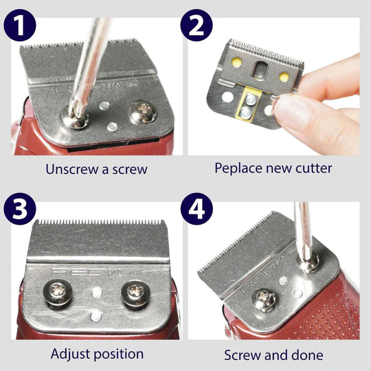 Red Pro TRP01N Edgelining T-Shaper trimmer carbon-steel T-blade detail