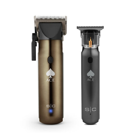 StyleCraft ACE clipper SC618GY and trimmer SC404B combo