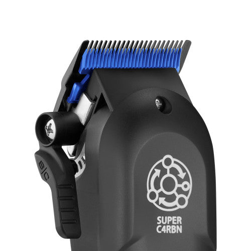 StyleCraft ECHO SC554B blue ceramic cutter and DLC blade detail