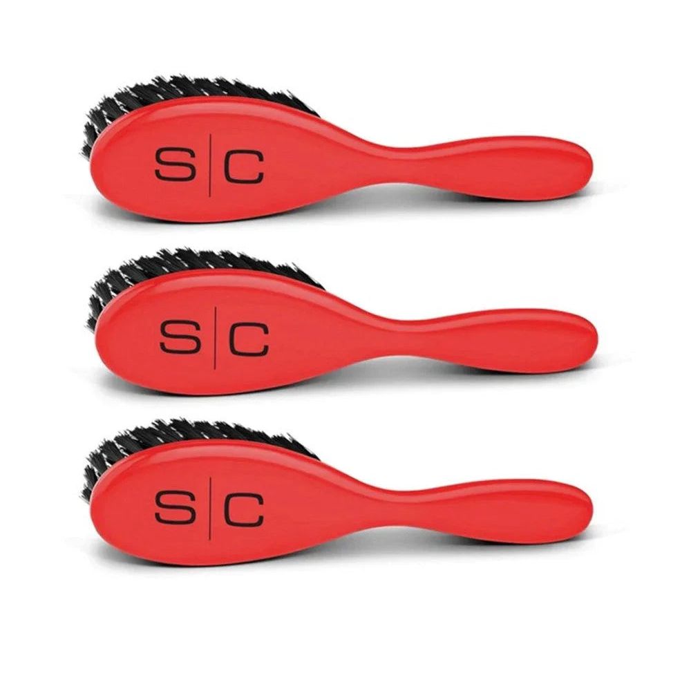 StyleCraft Fresh Fade Brush 3-pack in red #SC318SR