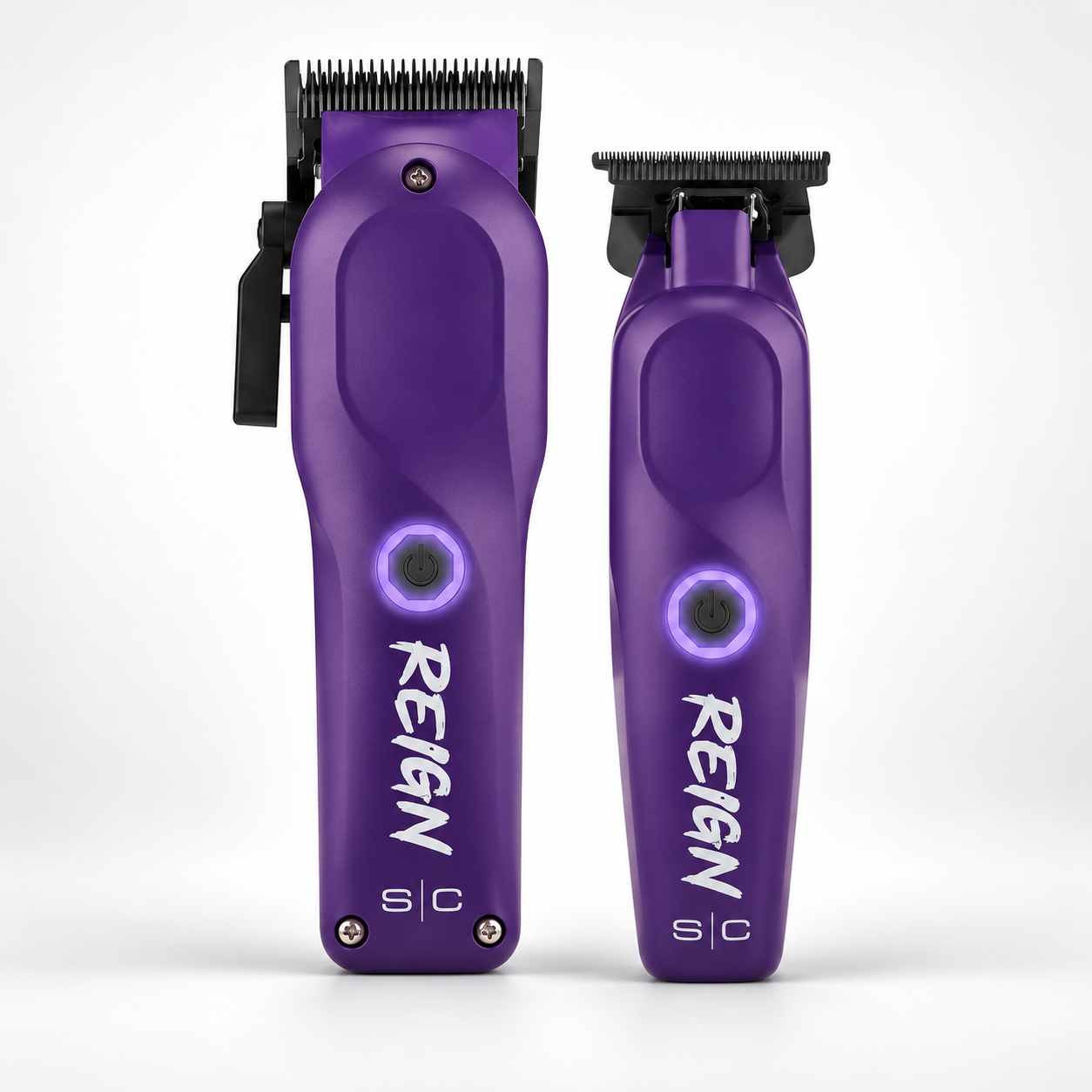 StyleCraft Reign purple SC620P clipper and SC422P trimmer bundle hero image