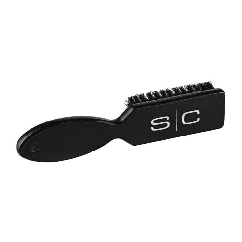 StyleCraft SCBFB natural barber brush angled view