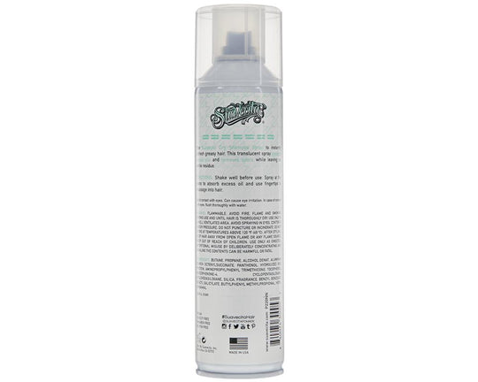 Suavecita Dry Shampoo Spray can back label