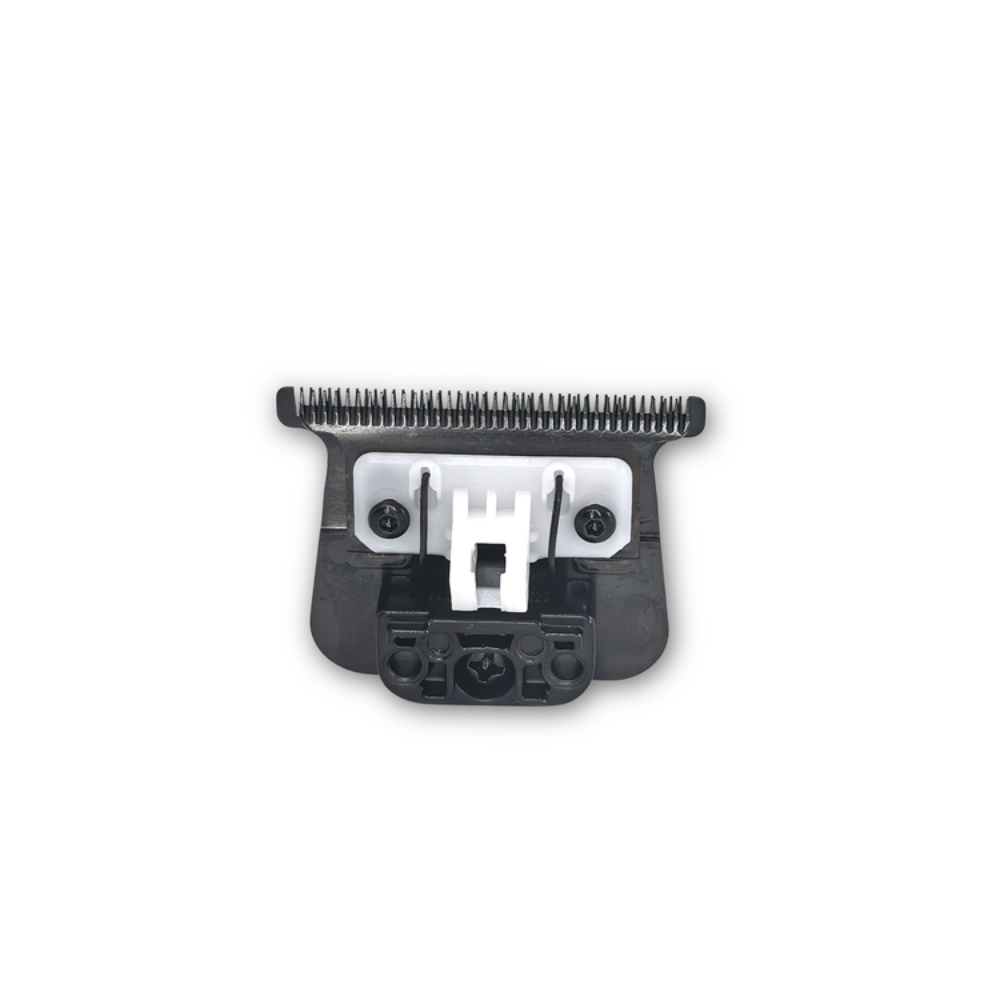 TPOB GAPPED black blade for GO X and XO trimmers angled view
