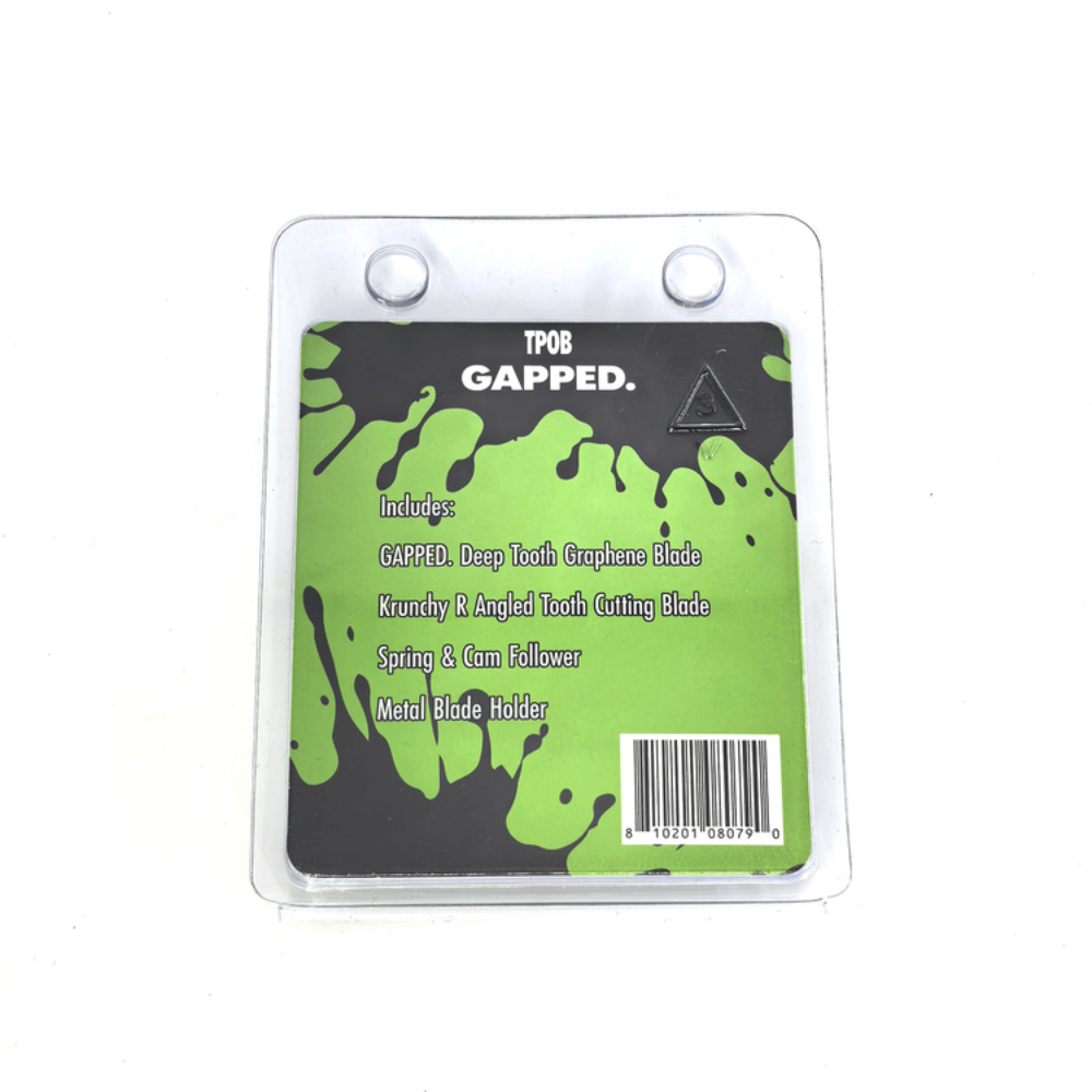 TPOB GAPPED black blade for GO X and XO trimmers detail view