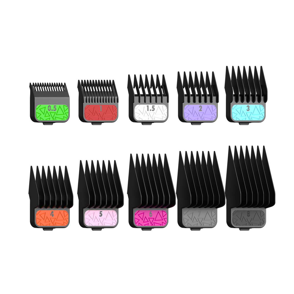 TPOB PLAY MAX TP1070 magnetic clipper guards stacked side view