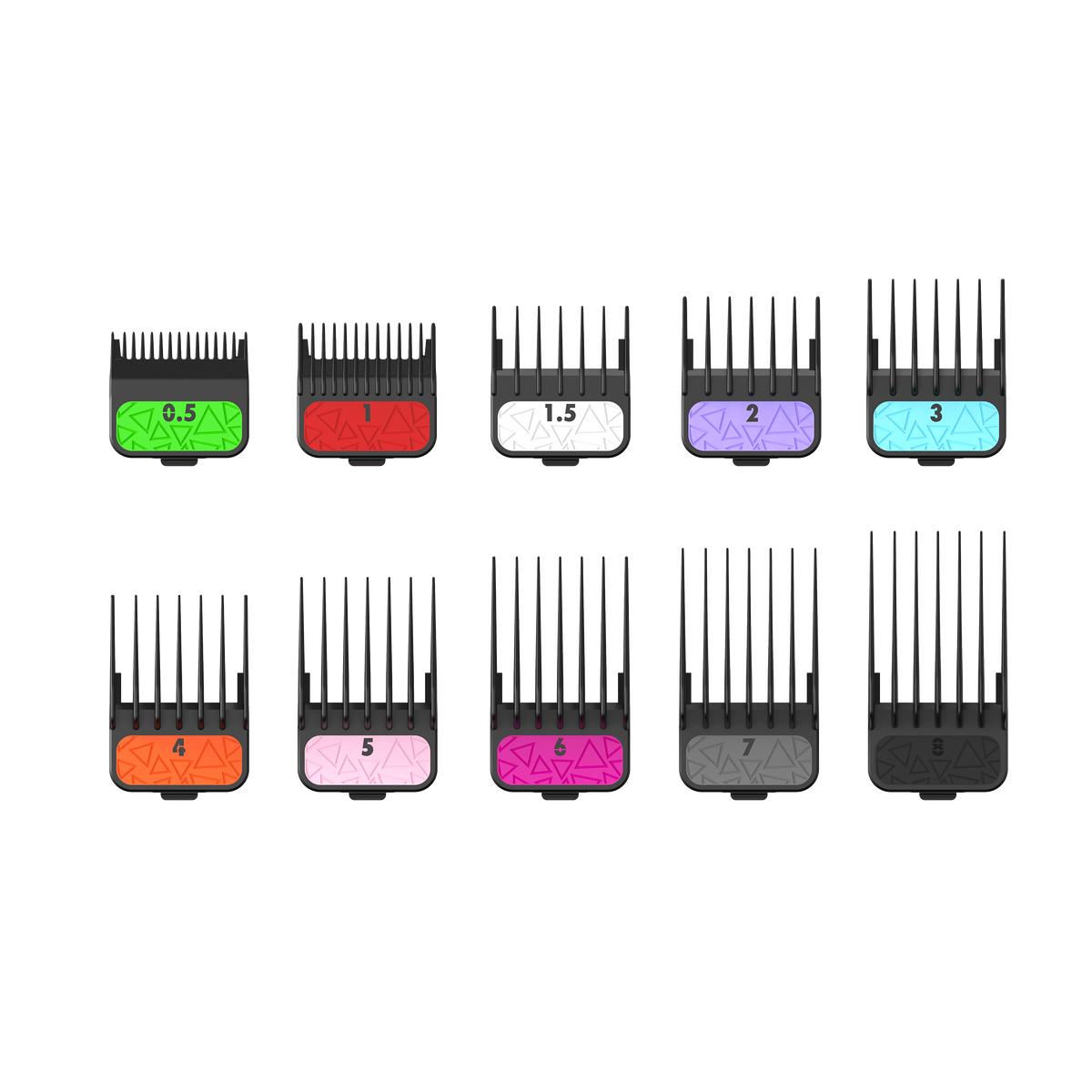 TPOB PLAY MAX magnetic clipper guards 10-piece set TP1070 arranged by size