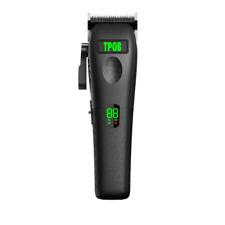 TPOB PLAY MAX TP1068 Blackout clipper front view with digital display