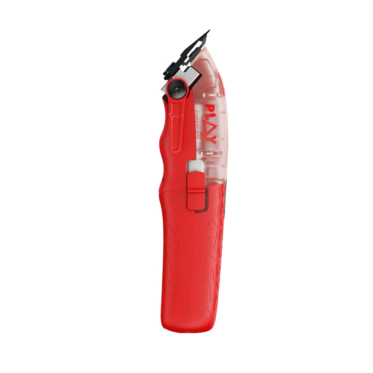 TPOB PLAY MAX Transparent Red clipper detail view