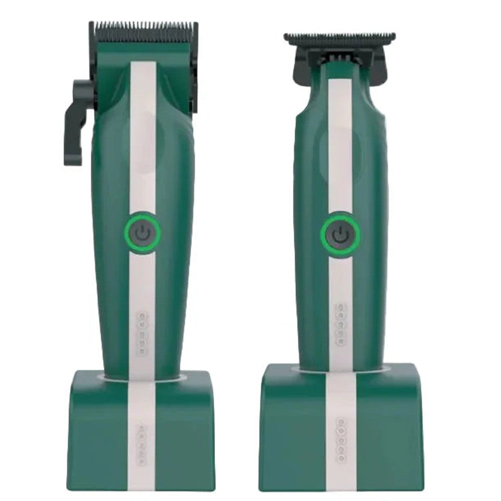Cocco Veloce Lite Green/White Clipper & Trimmer Combo