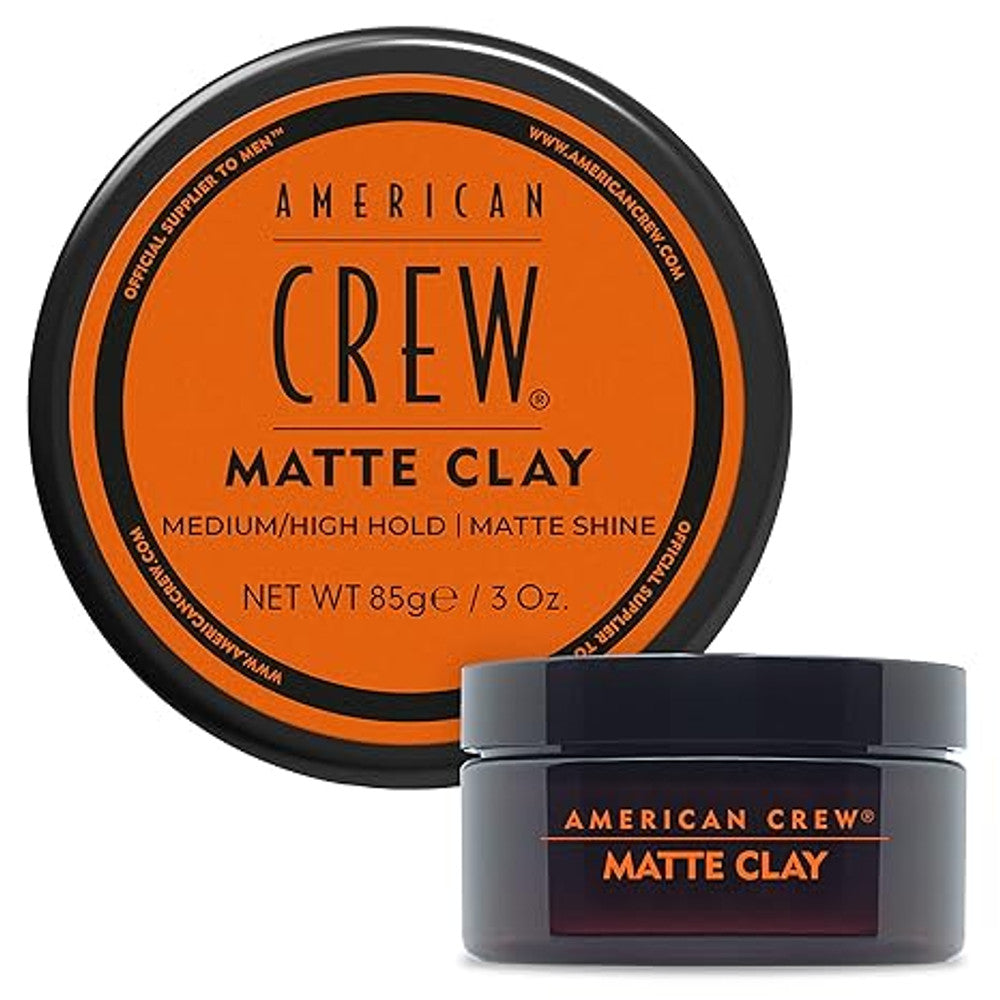 American Crew Matte Clay 3oz – Medium Hold Matte Finish Texturizing Clay
