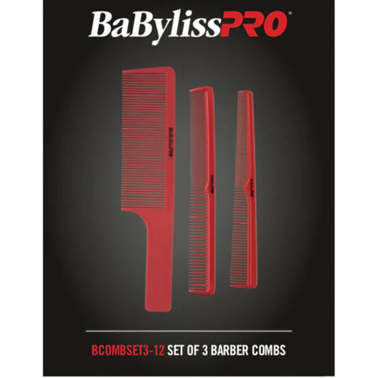 BaByliss PRO Barberology Comb Set # BCOMBSET3