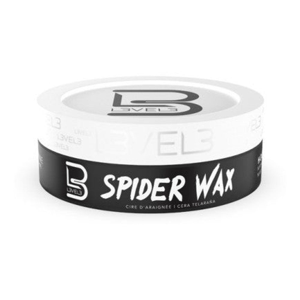 L3VEL3 Spider Wax 150ml – Strong Hold Fiber Styling Wax