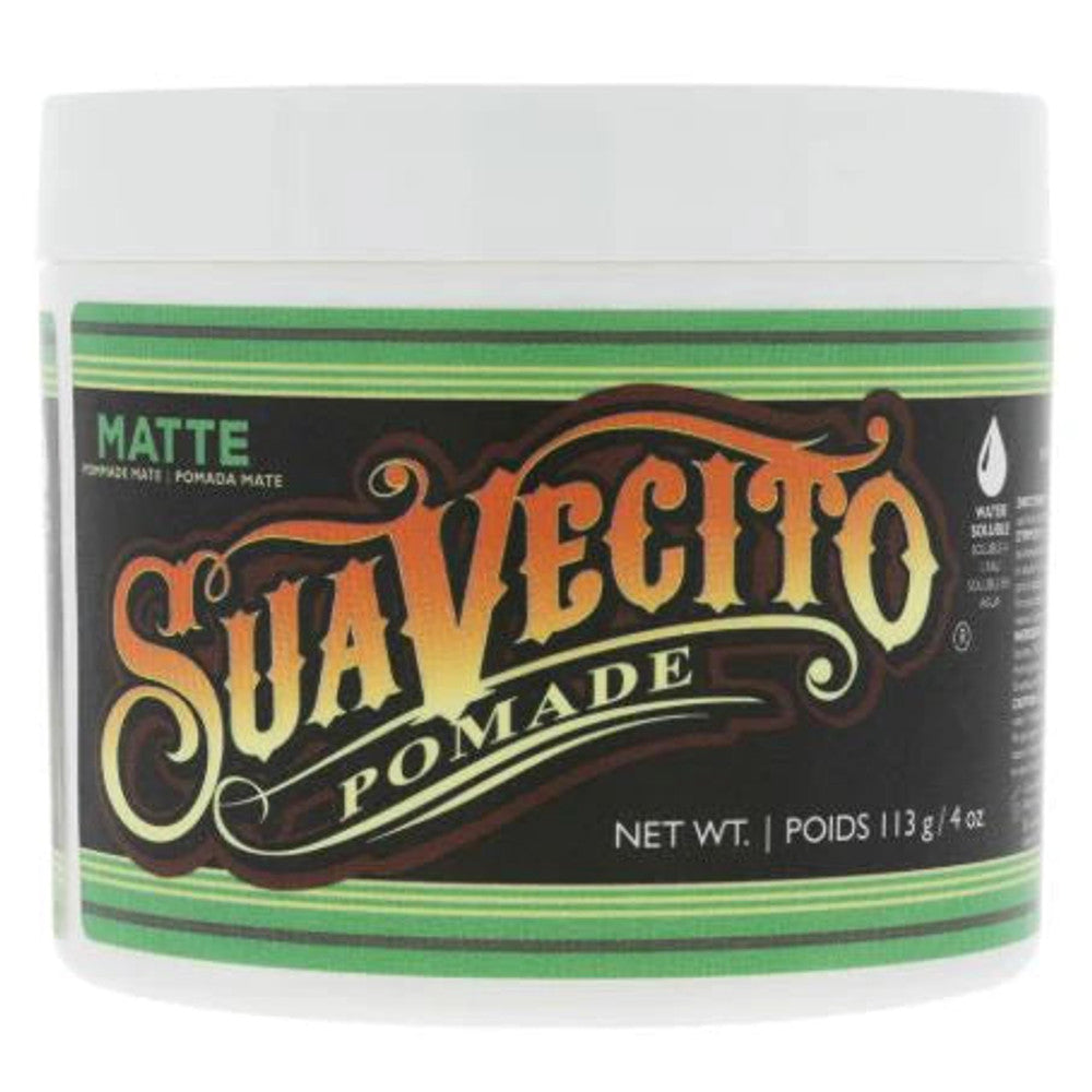 Suavecito Matte Pomade 4 oz – Medium Hold, No Shine