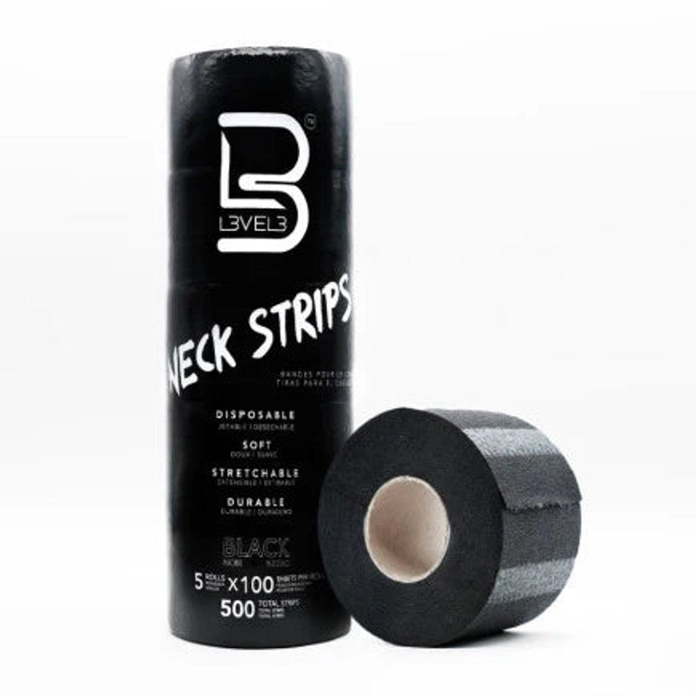L3VEL3 Neck Strips – 5 Rolls (100 Strips/Roll) Barber Hygiene Essential