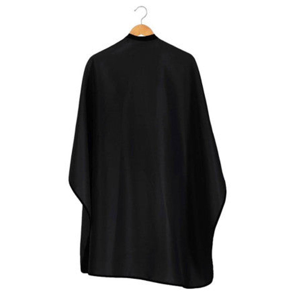 Styletek Classic Black Barber Cape – Water Resistant, Cool Air Tech