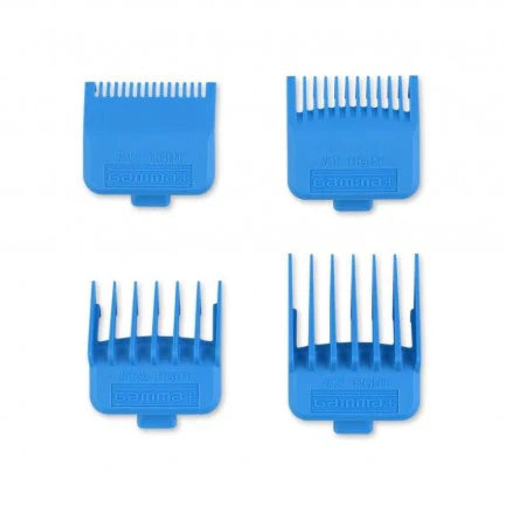 Gamma Tight Guards 4PK Blue #GPTGB – Magnetic Fade Guard Set