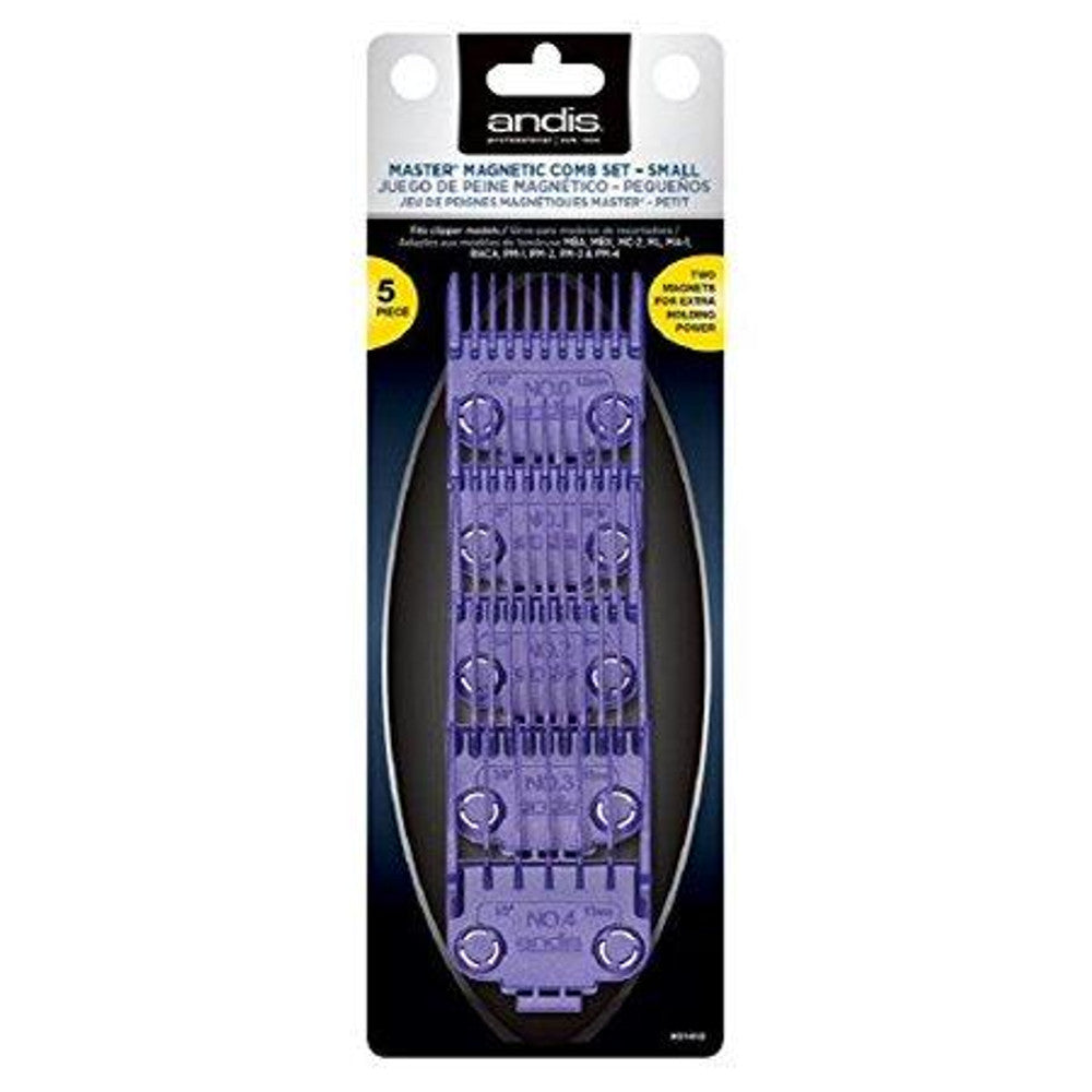 Andis Master Dual Magnetic Comb Set #01410 – 5pc Guards