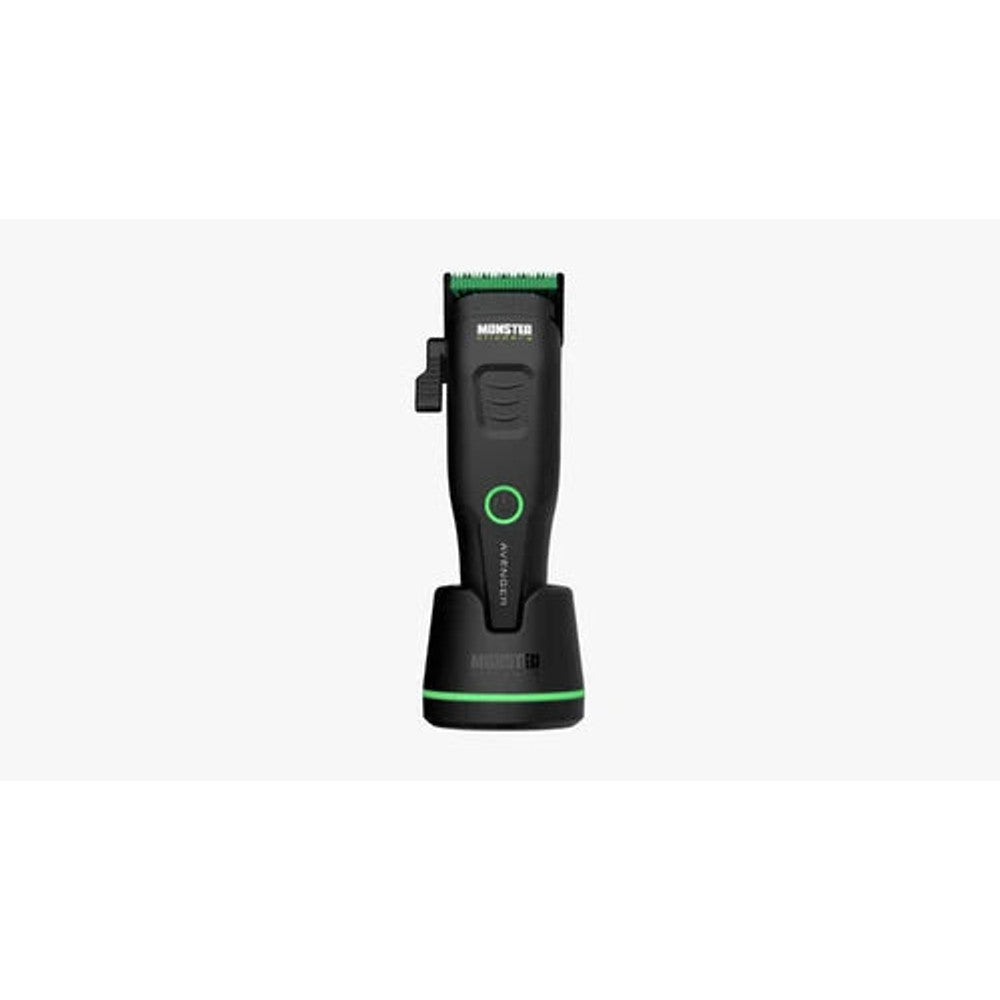 Monster Clippers Avenger – 6800 RPM Brushless Cordless Clipper, DLC Fade Blade