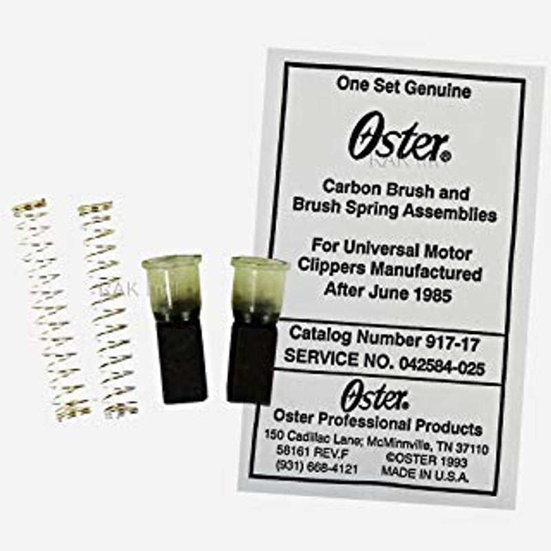OSTER CARBON BRUSH AND SPRING ASSEMBLIES # 042584-025