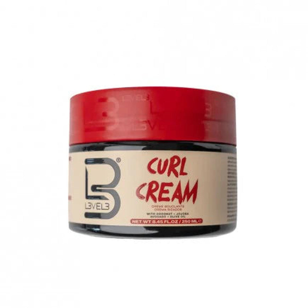 L3VEL3 Curl Cream 250ML – Hydrating Frizz Control Curl Definer