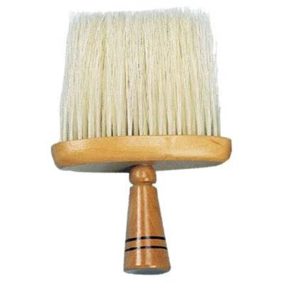 Scalpmaster Extra Wide Neck Duster – Soft Bristles, Wood Handle ND-14