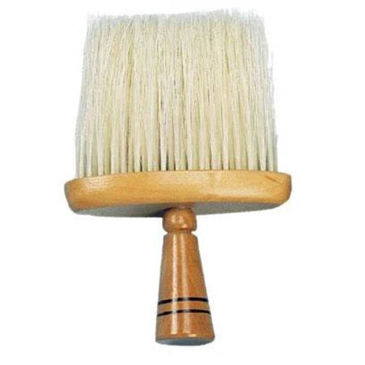 Scalpmaster Extra Wide Neck Duster – Soft Bristles, Wood Handle ND-14