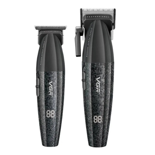 VGR V-640S2 Pro Clipper & Trimmer Combo – Black