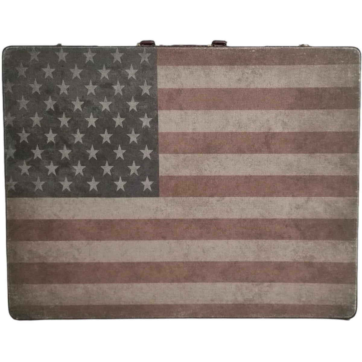 Vincent VT10150 American flag barber case closed front view