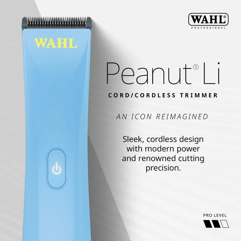 Wahl Cordless Peanut Li 3026714 blue trimmer product overview